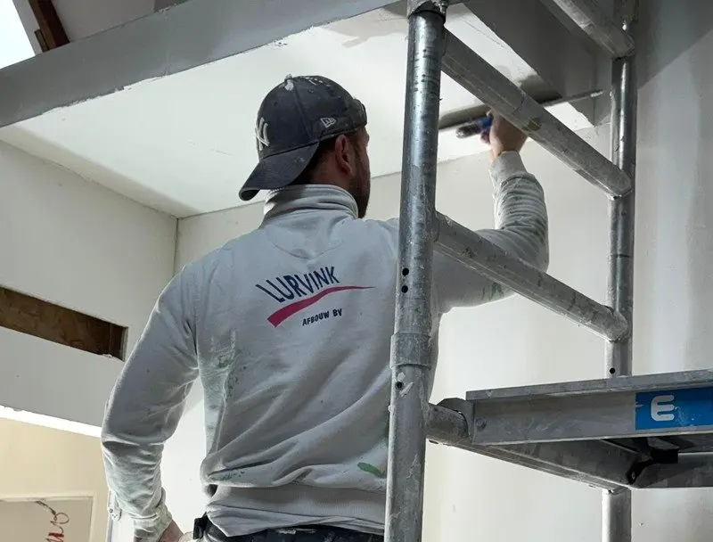 Plafond afwerking door vakman