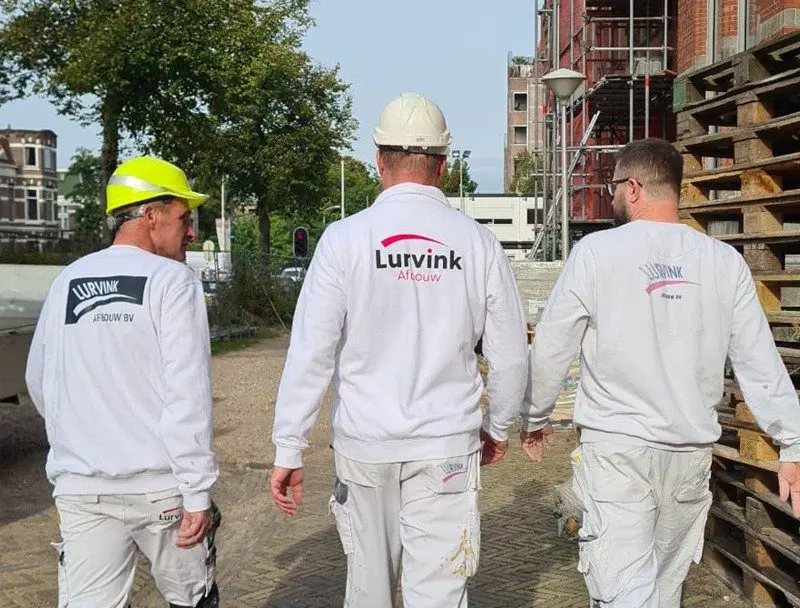 Lurvink Afbouw team op locatie Winterswijk